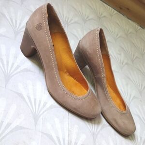 Yokono leather Classic Rounded Toe heels